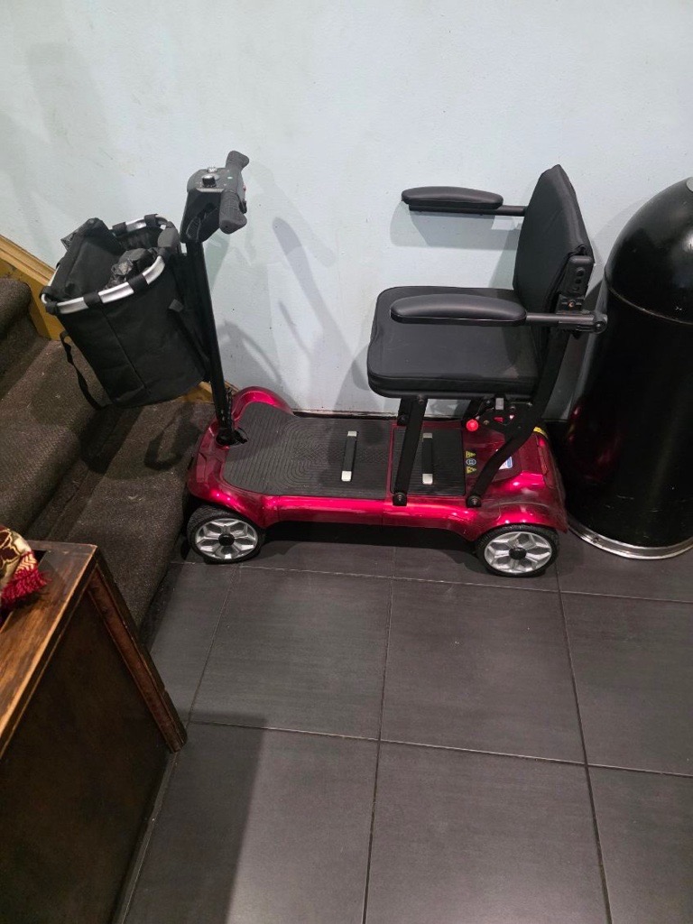 Second-hand folding mobility scooter available for sale